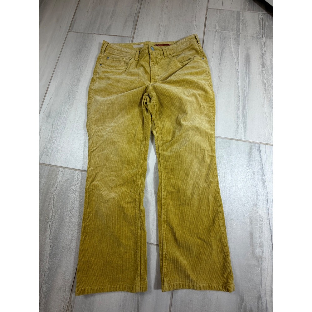 Pilcro and the Letterpress Mustard Yellow Corduroy Bootcut Pants Size 31